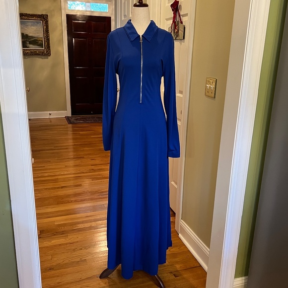 Soft Surroundings 'Swingtime' Ponte Knit Maxi Dress. Size SMALL. Bust Measures 1 - Picture 4 of 5